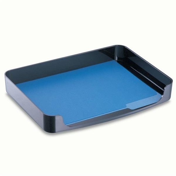 Furnorama Officemate International  2200 Series Side-Loading Plastic Letter Desk Tray - Black FU9365